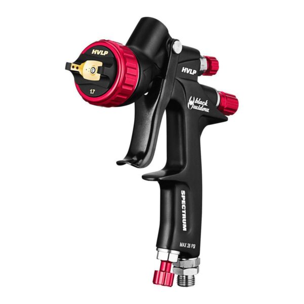 Professional HVLP Gravity-Feed Air Spray Gun with Rear Fan Control