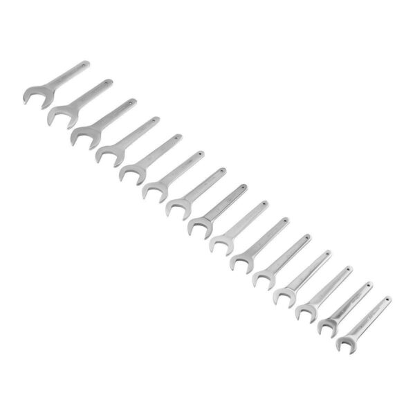 SAE Service Wrench Set, 15-Piece