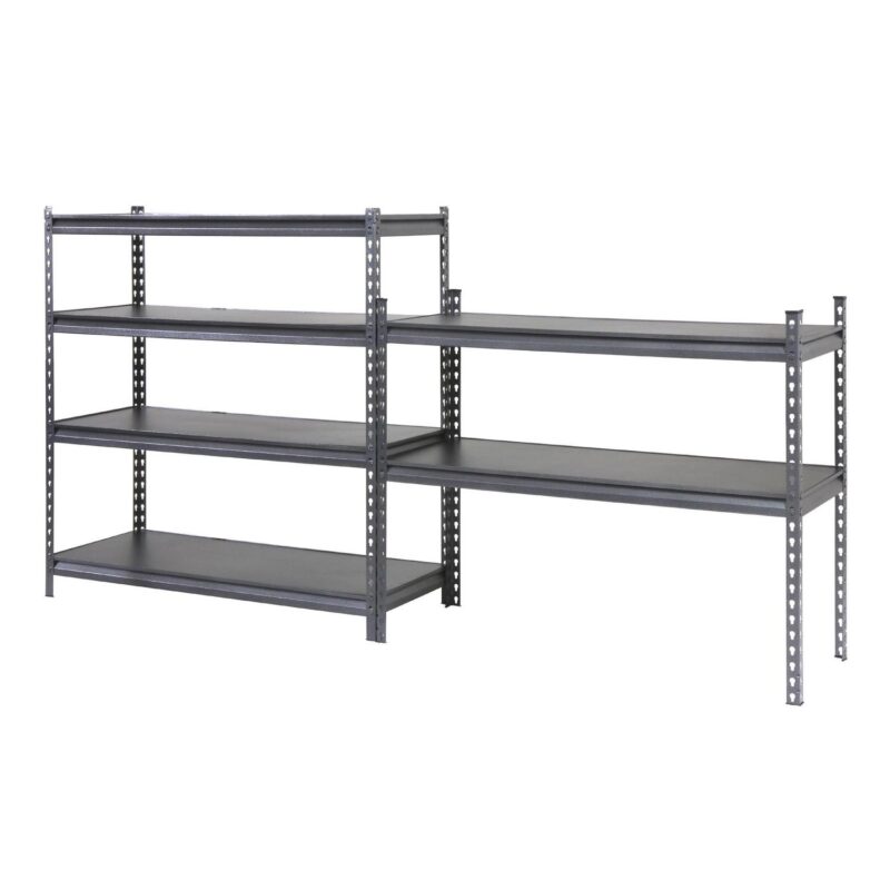 Stronghold Garage Gear by Shin Crest 6-Shelf Boltless Rack with Wood Decking, 600lbs Per Shelf - Image 2