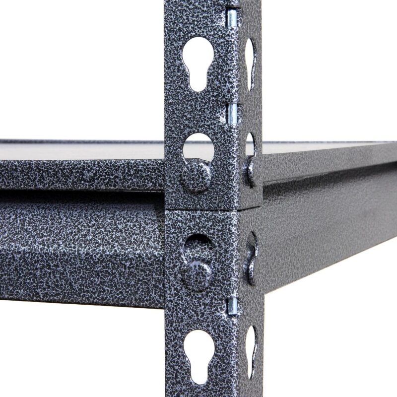 Stronghold Garage Gear by Shin Crest 6-Shelf Boltless Rack with Wood Decking, 600lbs Per Shelf - Image 5