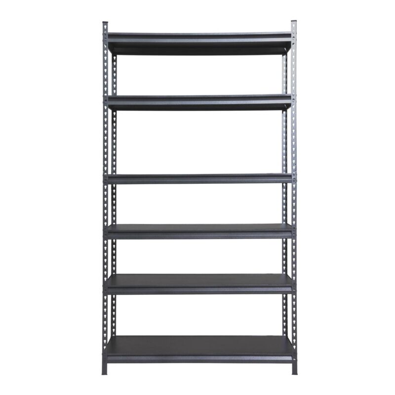 Stronghold Garage Gear by Shin Crest 6-Shelf Boltless Rack with Wood Decking, 600lbs Per Shelf - Image 3