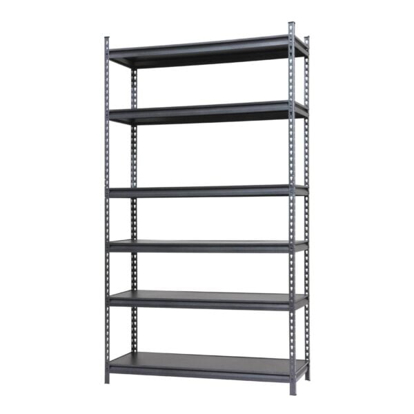 Stronghold Garage Gear by Shin Crest 6-Shelf Boltless Rack with Wood Decking, 600lbs Per Shelf