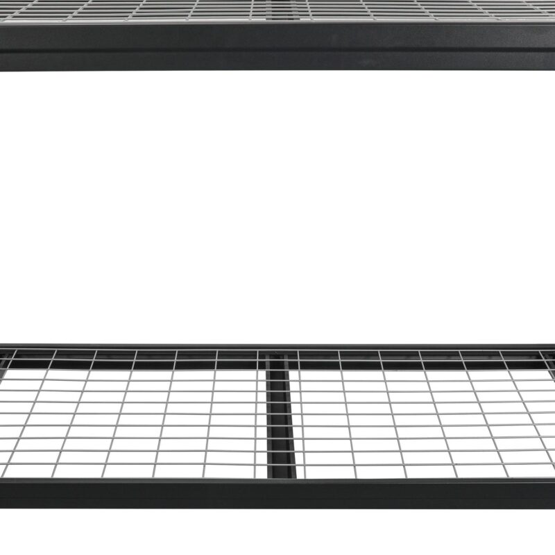 WORKPRO Steel 3-Tier Storage Shelf Unit 72-Inch-H x 77-Inch-W x 24-Inch-D, 6000lb Total Capacity, Black - Image 4