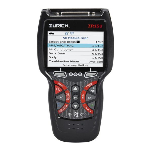 ZR15s OBD2 Code Reader with 3.5 In. Display and Active Test/FIXASSIST