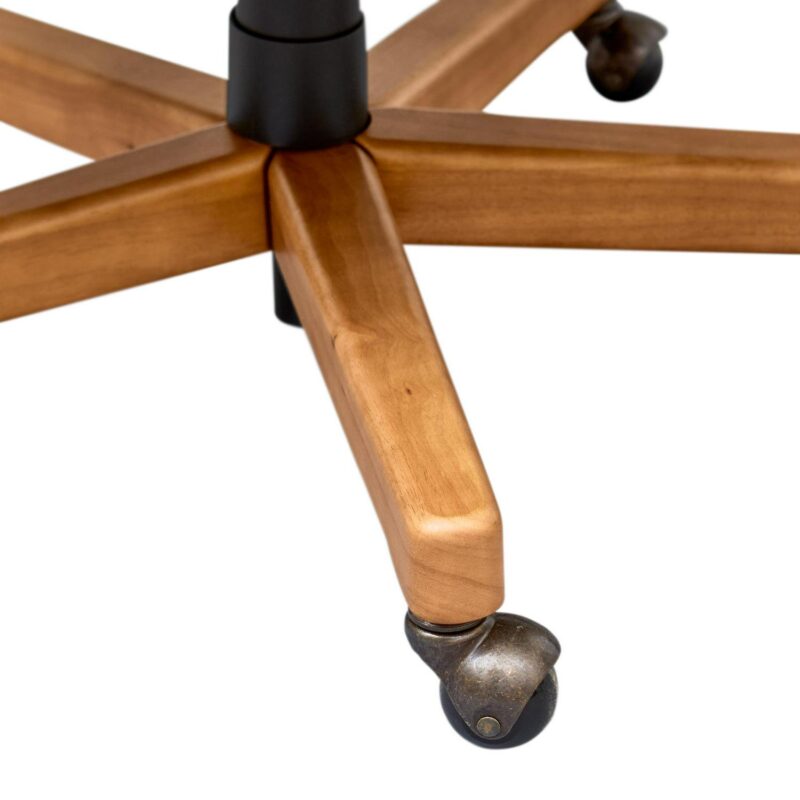 Better Homes and Gardens Juliet Tall Back Office Chair, Olive and Light Honey Finish - Image 5