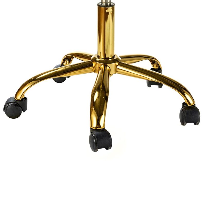 14 Karat Home Black Contemporary Ergonomic Adjustable Height Swivel Polyester Task Chair - Image 7
