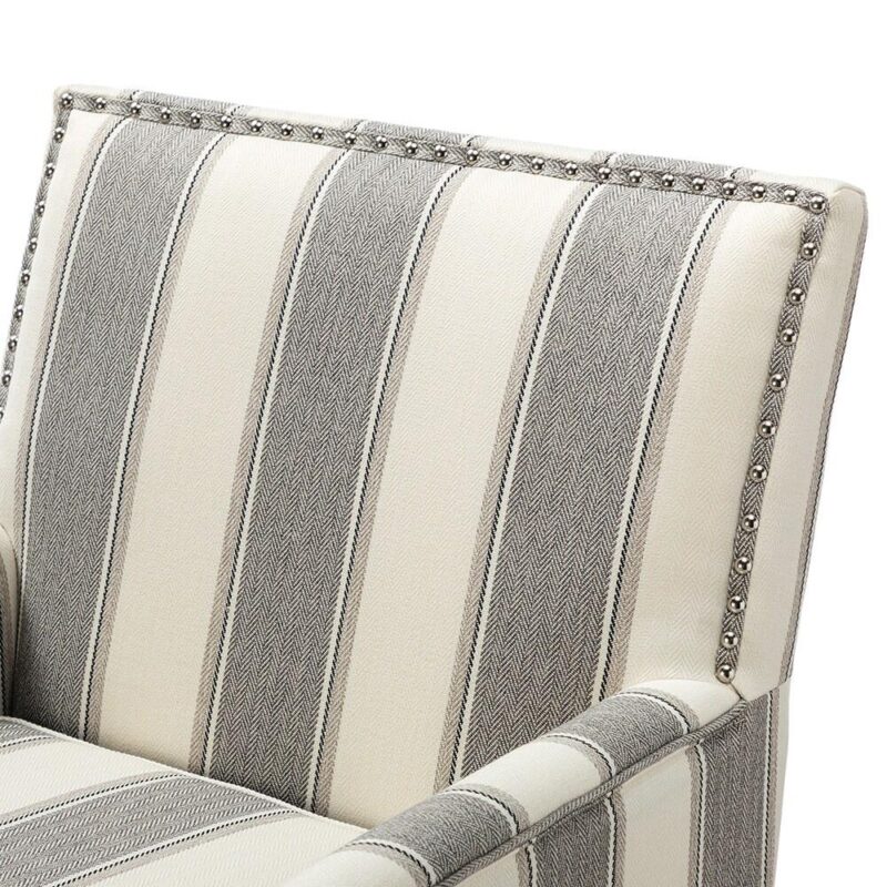 14 Karat Home Casual GREY Accent Chair - Image 7