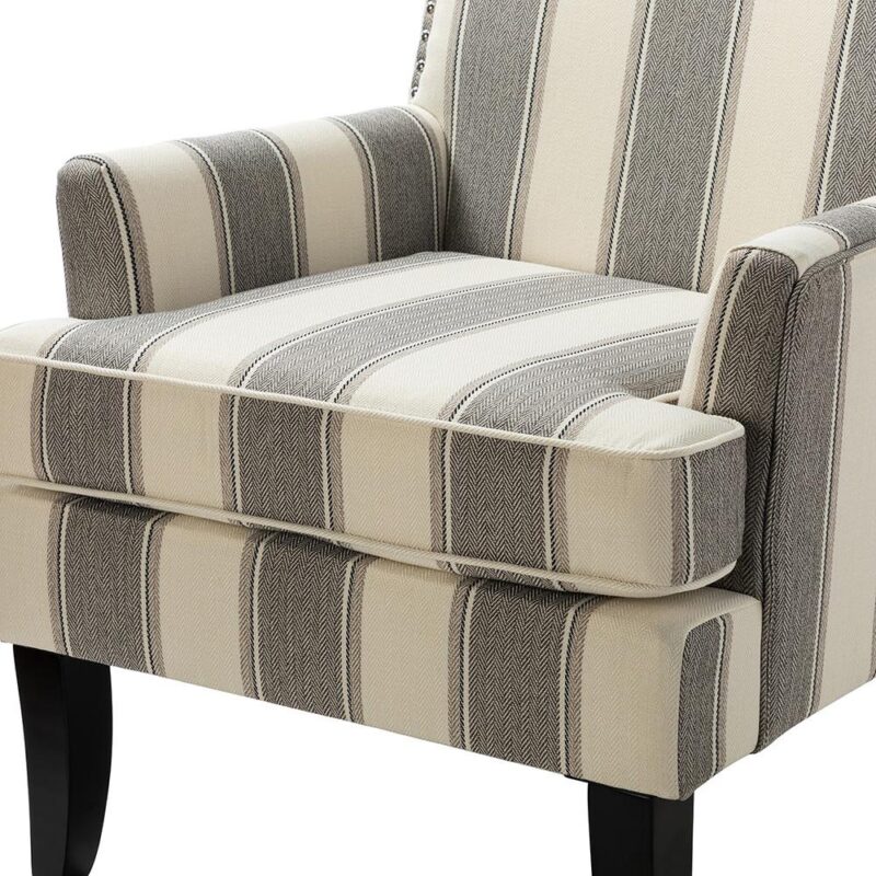 14 Karat Home Casual GREY Accent Chair - Image 6