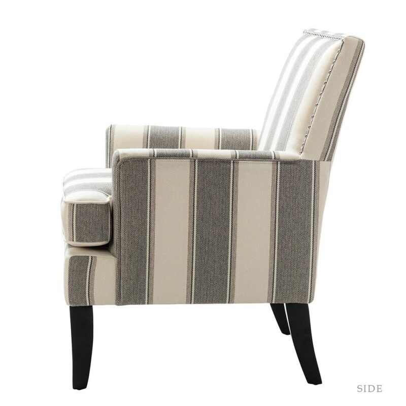14 Karat Home Casual GREY Accent Chair - Image 3
