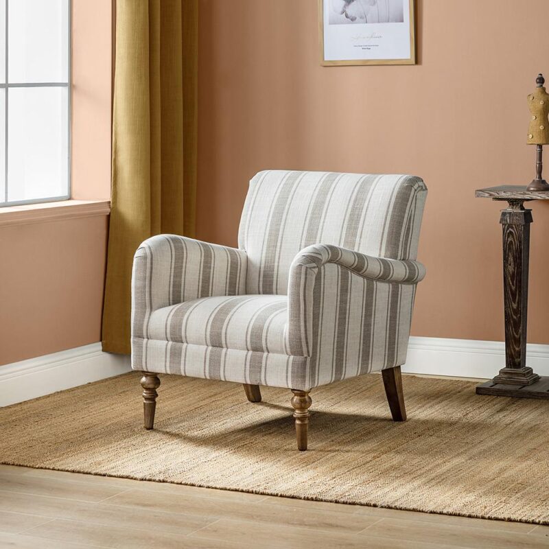 14 Karat Home Modern TAN Accent Chair - Image 8