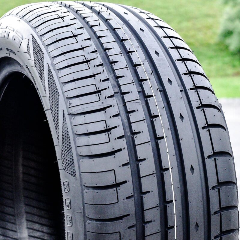 Accelera Phi-R 245/50ZR18 245/50R18 104W XL A/S High Performance Tire Fits: 2006-07 Buick Lucerne CXS, 2008-11 Buick Lucerne Super - Image 2