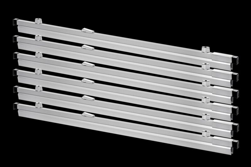 AdirOffice 6026 24 In Aluminum Hanging Blueprint Clamps (12 Pack) - Image 3