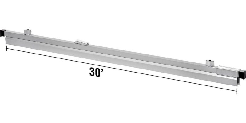 AdirOffice 6036 30 In. Aluminum Hanging Clamps (12 Pack)