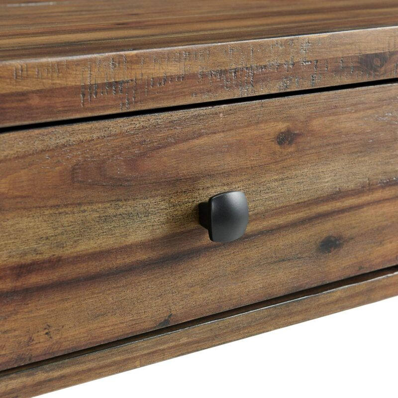 Alaterre Furniture Claremont 60-Inches Brown Modern/Contemporary Pine Writing desk - Image 4