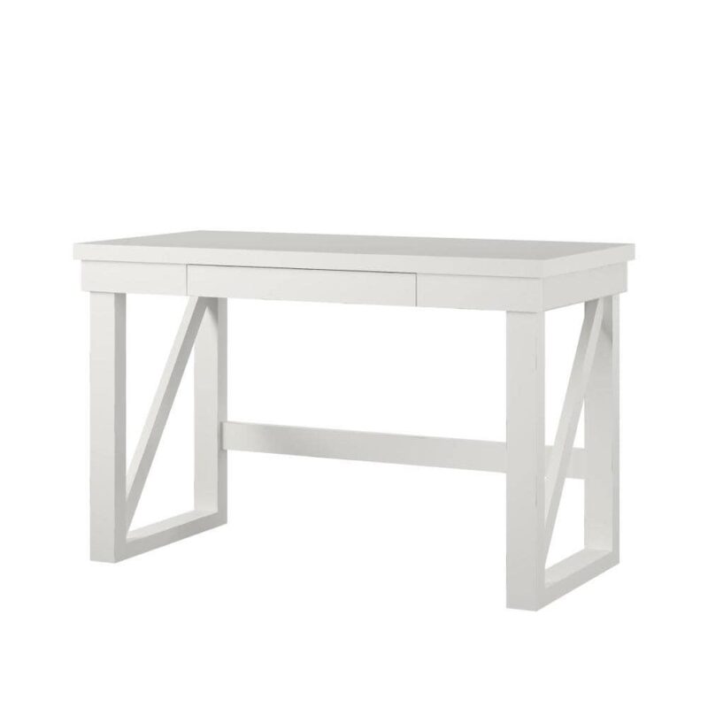 Ameriwood Home Crestwood 47.5-Inches White Modern/Contemporary Computer desk