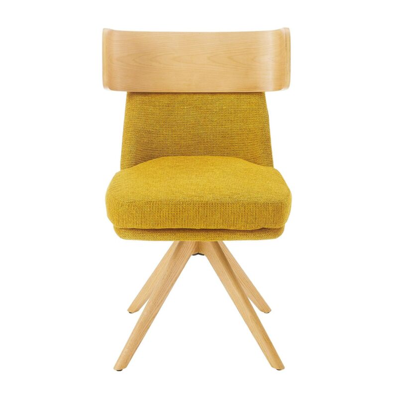 Art Leon Modern Yellow Swivel Accent Chair - Image 9