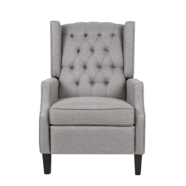 Best Selling Home Decor Gray Polyester Upholstered Tufted Recliner