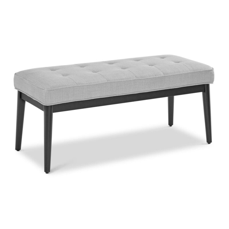 Better Homes and Gardens Colton 44  Upholstered Accent Bench, Gray - Image 7