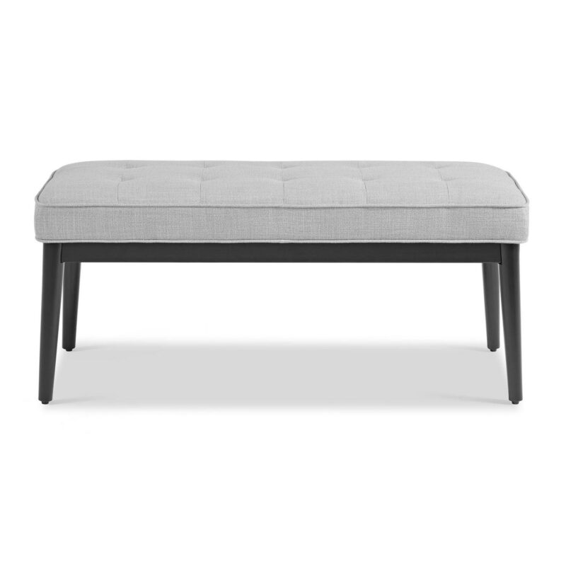 Better Homes and Gardens Colton 44  Upholstered Accent Bench, Gray - Image 5