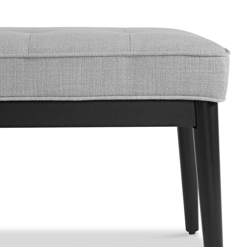 Better Homes and Gardens Colton 44  Upholstered Accent Bench, Gray - Image 11