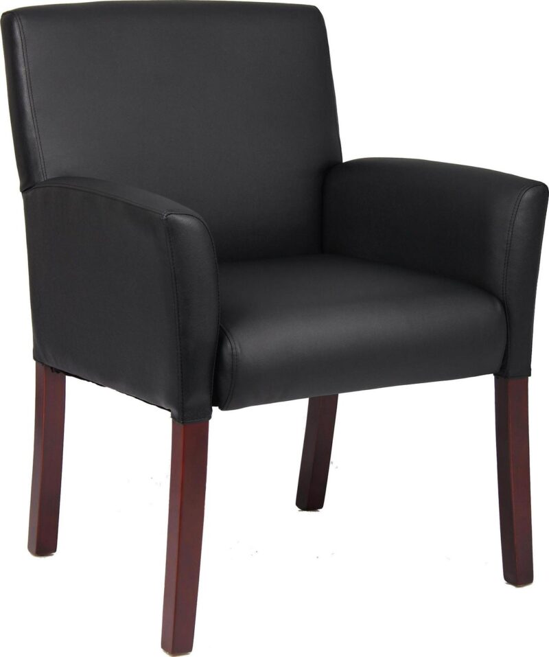 Boss Office Products Black Contemporary Ergonomic Upholstered Task Chair