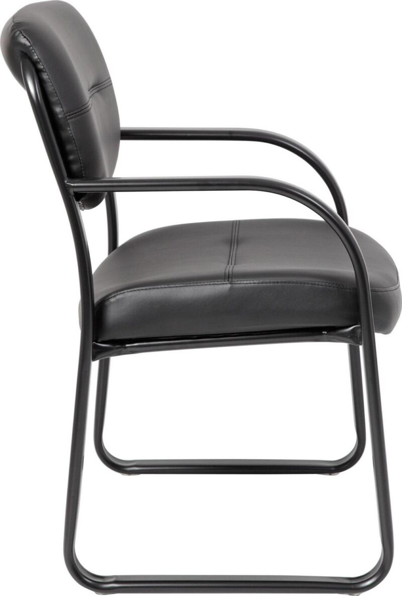 Boss Office Products Black Reception Chair - Image 4