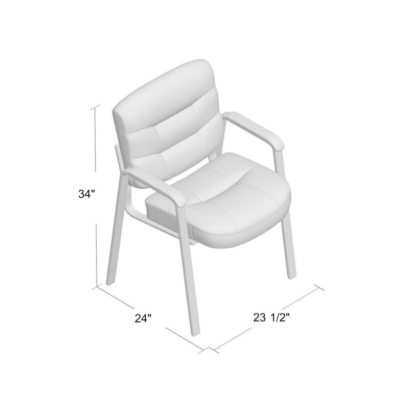 Boss Office Products Black Contemporary Ergonomic Upholstered Task Chair - Image 5