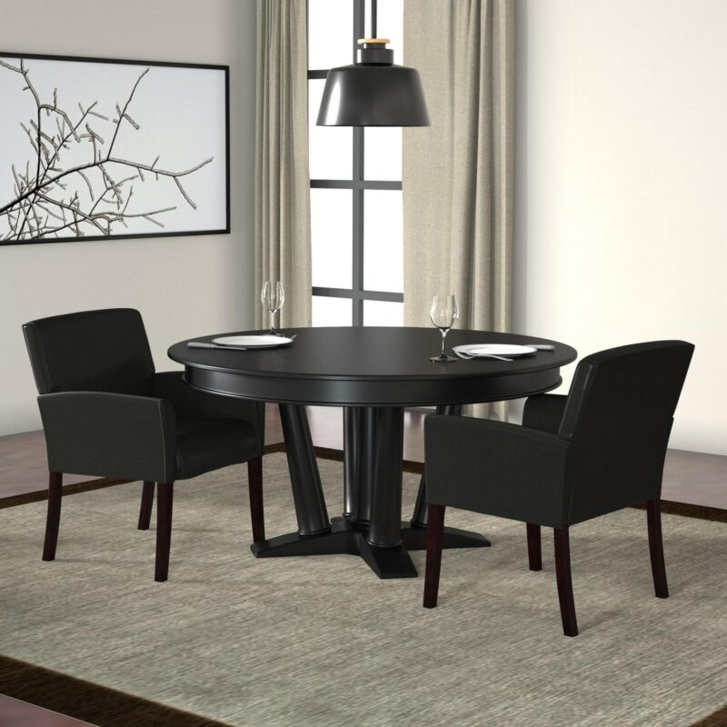 Boss Office Products Black Contemporary Ergonomic Upholstered Task Chair - Image 7