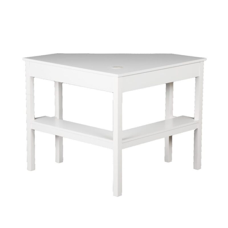 Boston Loft Furnishings 48-Inches White Modern/Contemporary Birch Corner desk - Image 5