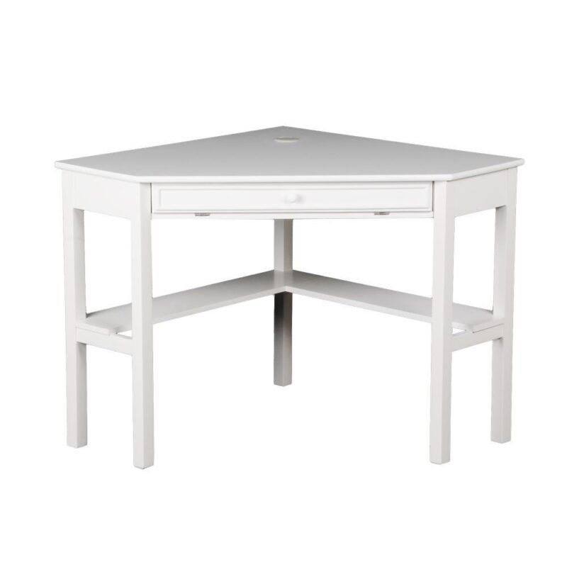 Boston Loft Furnishings 48-Inches White Modern/Contemporary Birch Corner desk - Image 4