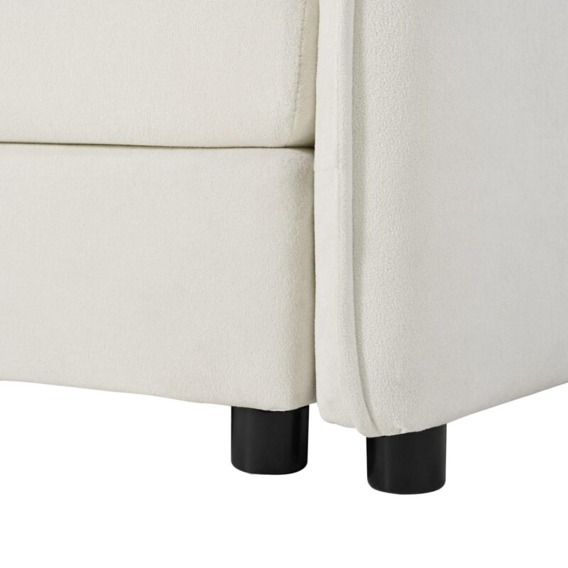 Bybafun Country Beige for sofa chair Chenille Club Chair - Image 11