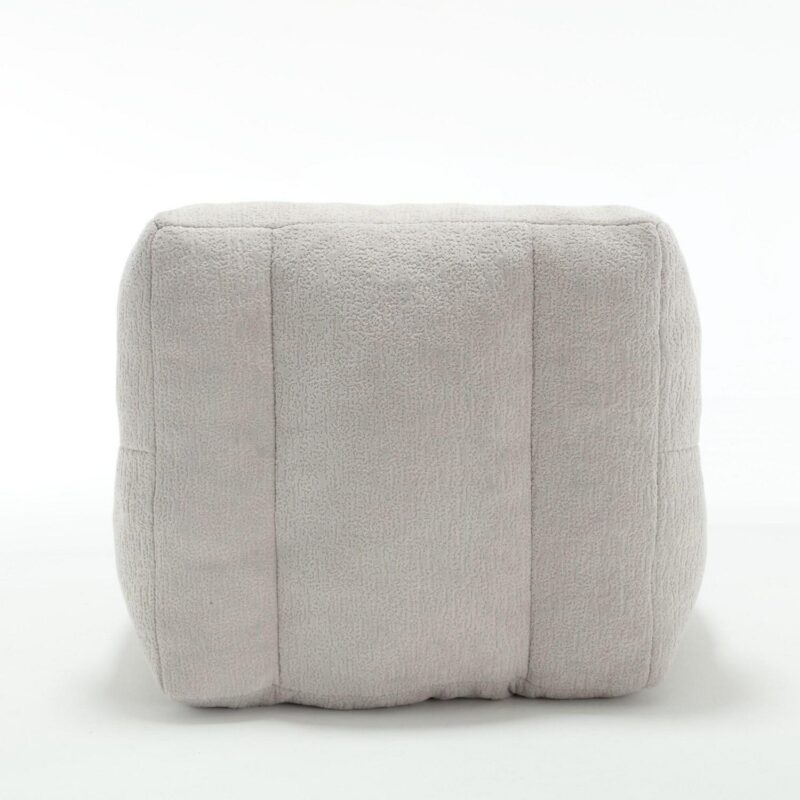 CESICIA Modern Light Gray Chenille Accent Chair - Image 8