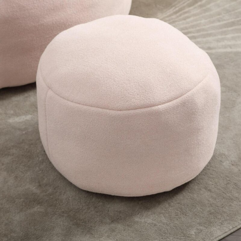 CESICIA Modern Pink Microfiber Accent Chair - Image 14