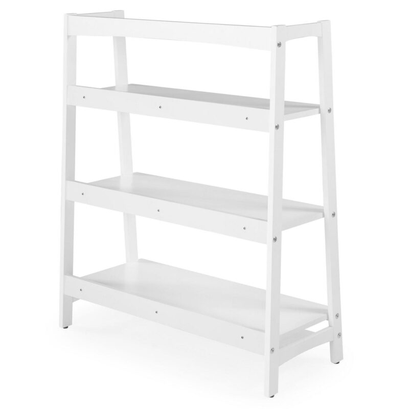 Camaflexi Mid-Century Modern White Wood 3 -Shelf Ladder Bookcase ( 36-Inches W x 43.5-Inches H x 14.875-Inches D ) Finished - Image 7