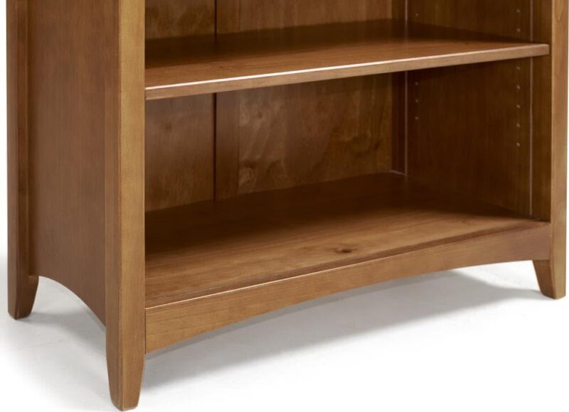 Camaflexi Shaker Style Cherry Wood 6 -Shelf Bookcase ( 30-in W x 72-in H x 13-in D ) Painted - Image 8