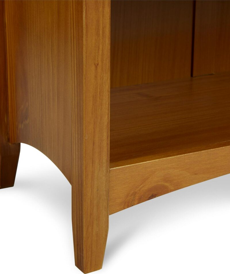 Camaflexi Shaker Style Cherry Wood 6 -Shelf Bookcase ( 30-in W x 72-in H x 13-in D ) Painted - Image 5