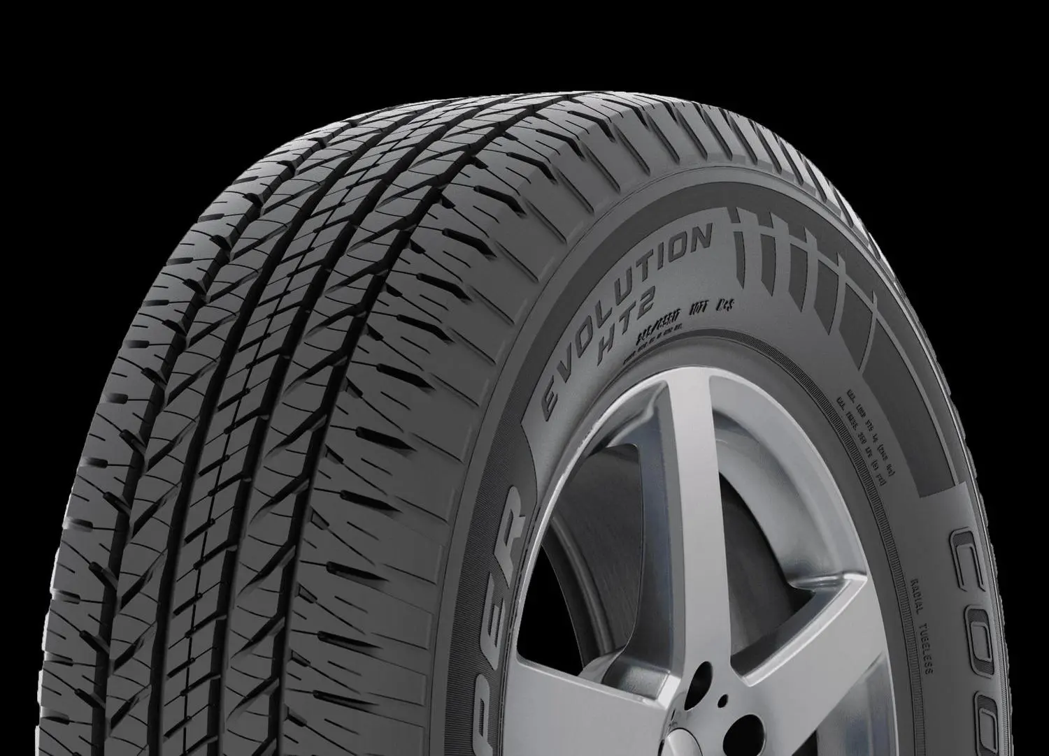 Cooper Evolution HT2 285/45R22 114H All-Terrain Tire 4 Cooper Evolution HT2 285/45R22 114H All-Terrain Tire - Image 4