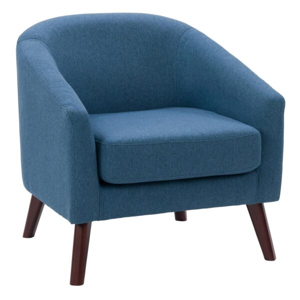 CorLiving Elewood Modern Blue Club Chair