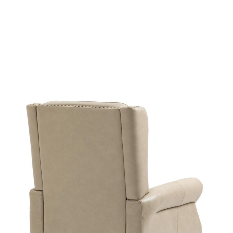 Damerin Modern Camel Faux leather Accent Chair - Image 6