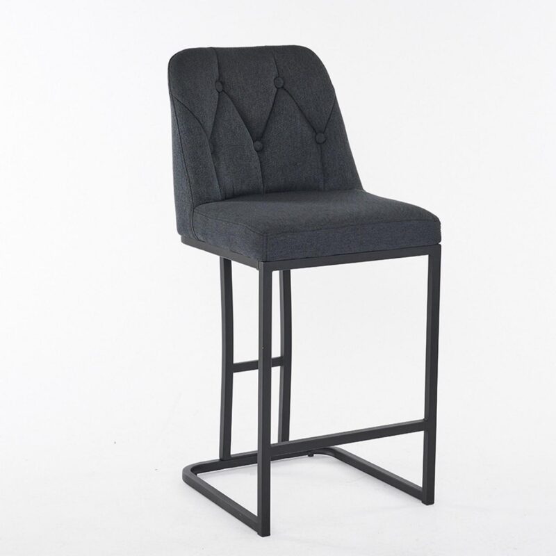 Damerin Modern Gray Accent Chair - Image 2