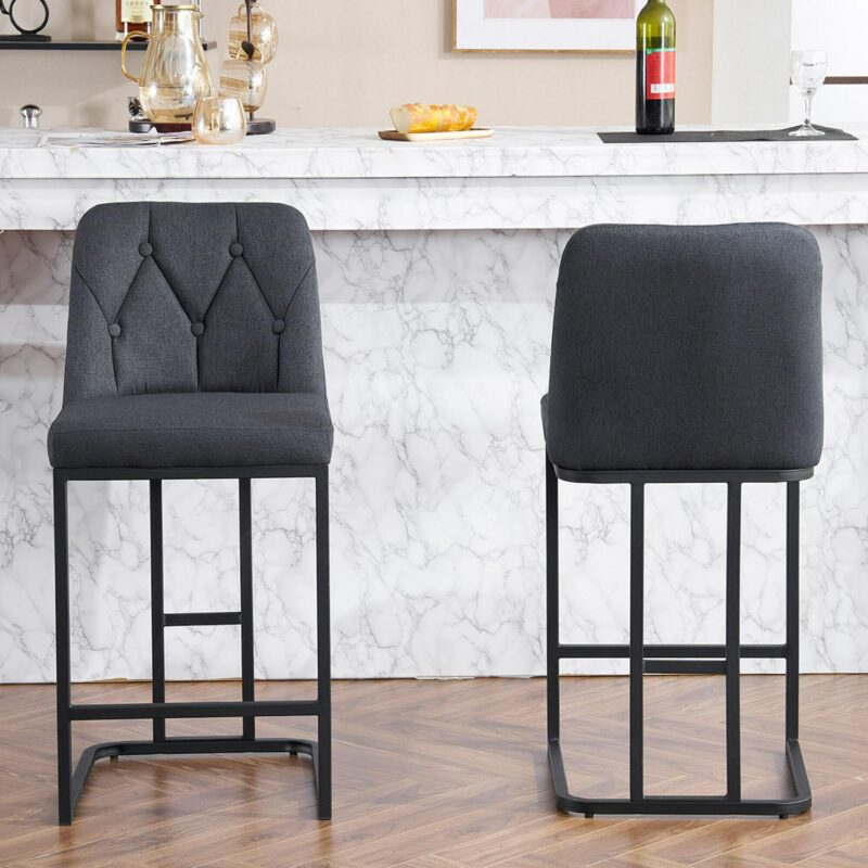 Damerin Modern Gray Accent Chair - Image 9
