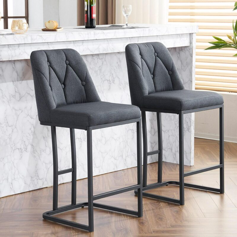 Damerin Modern Gray Accent Chair - Image 12