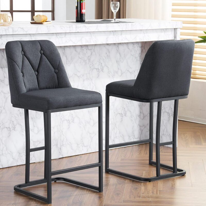 Damerin Modern Gray Accent Chair
