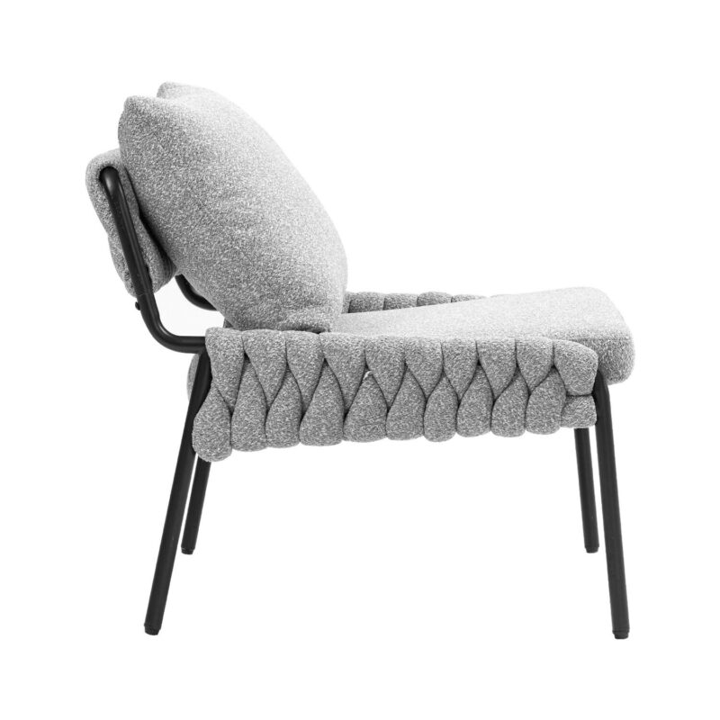 Damerin Modern Grey Accent Chair - Image 3