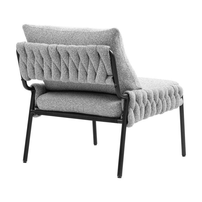 Damerin Modern Grey Accent Chair - Image 4