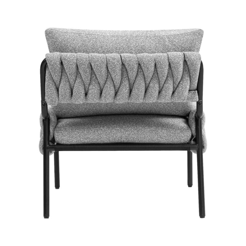 Damerin Modern Grey Accent Chair - Image 6