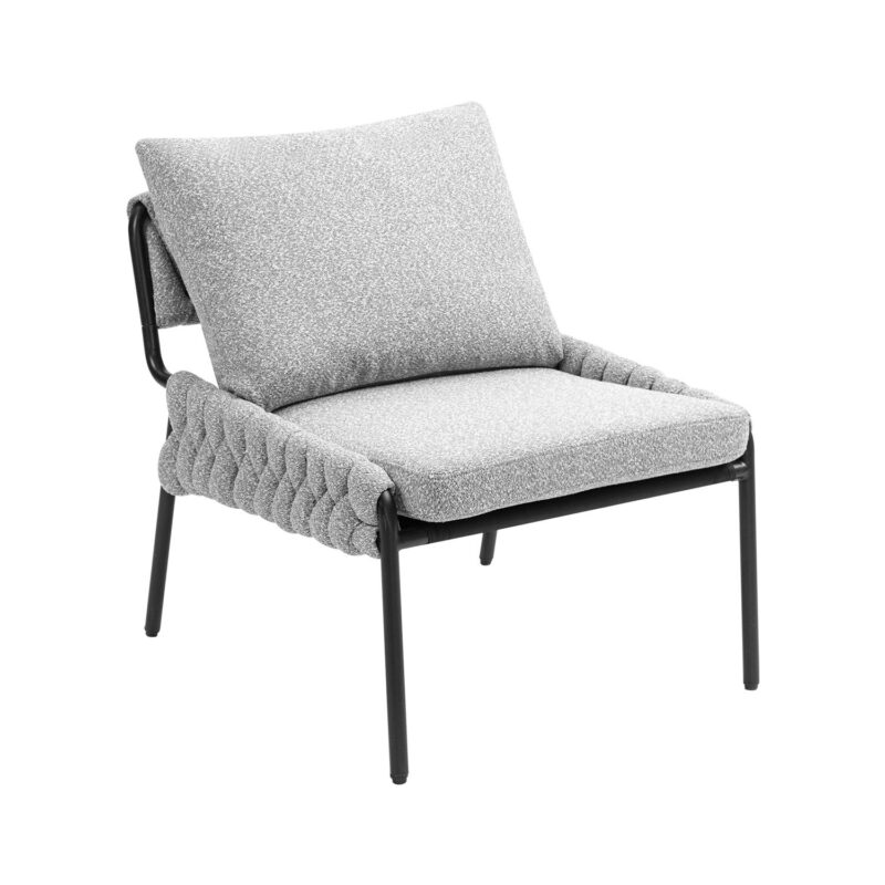 Damerin Modern Grey Accent Chair