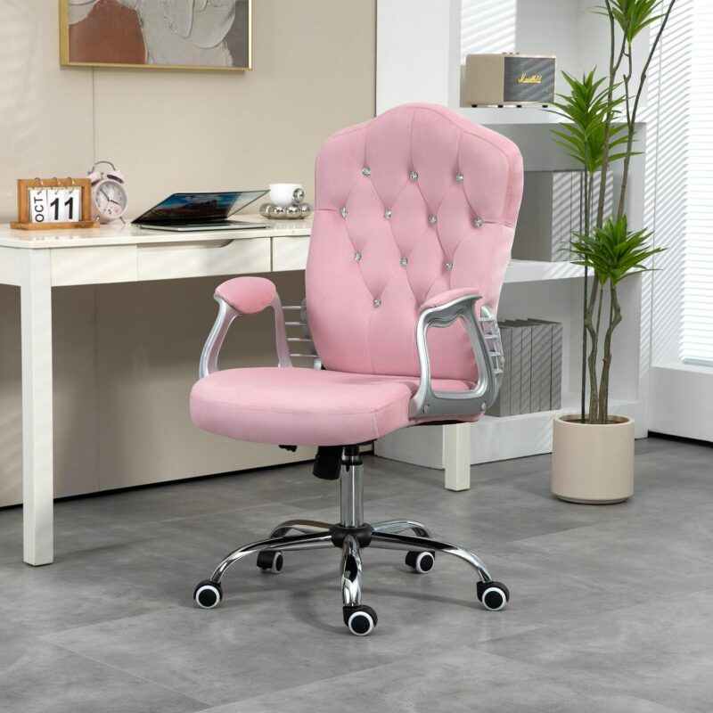 Damerin Modern Pink Swivel Accent Chair - Image 10