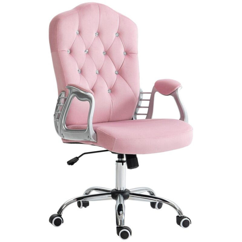 Damerin Modern Pink Swivel Accent Chair - Image 2