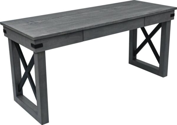 DuraMax Building Products Felix 62-Inches Gray Modern/Contemporary Computer desk
